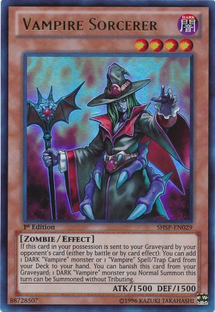 Vampire Sorcerer [SHSP-EN029] Ultra Rare | Jomio and Rueliete's Cards and Comics