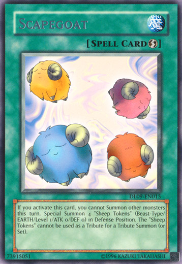 Scapegoat (Silver) [DL09-EN015] Rare | Jomio and Rueliete's Cards and Comics