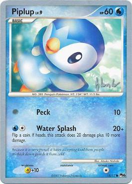 Piplup LV.9 (15/17) (Empotech - Dylan Lefavour) [World Championships 2008] | Jomio and Rueliete's Cards and Comics