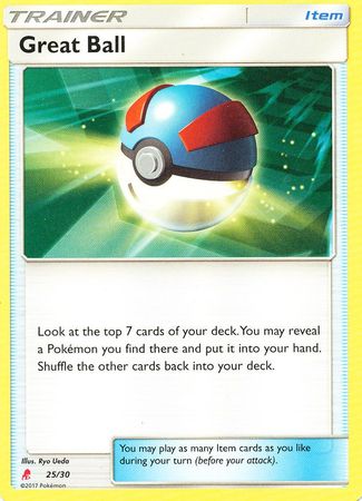 Great Ball (25/30) [Sun & Moon: Trainer Kit - Lycanroc] | Jomio and Rueliete's Cards and Comics