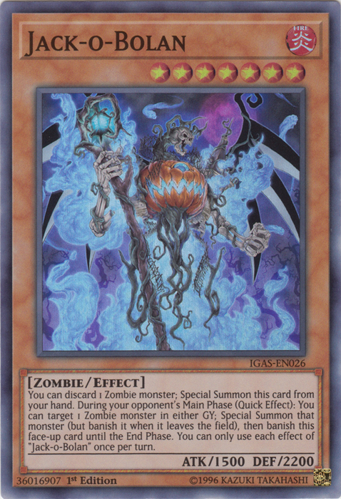 Jack-o-Bolan [IGAS-EN026] Super Rare | Jomio and Rueliete's Cards and Comics