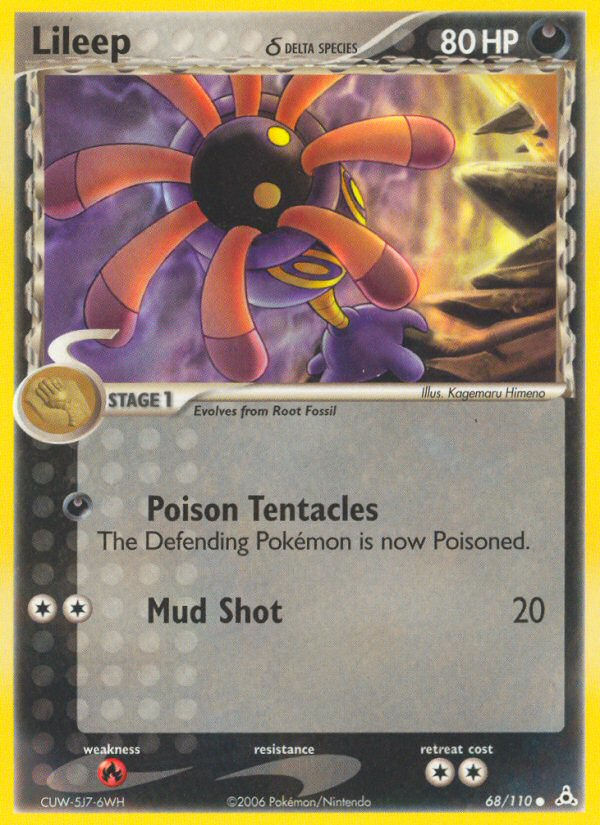 Lileep (68/110) (Delta Species) [EX: Holon Phantoms] | Jomio and Rueliete's Cards and Comics