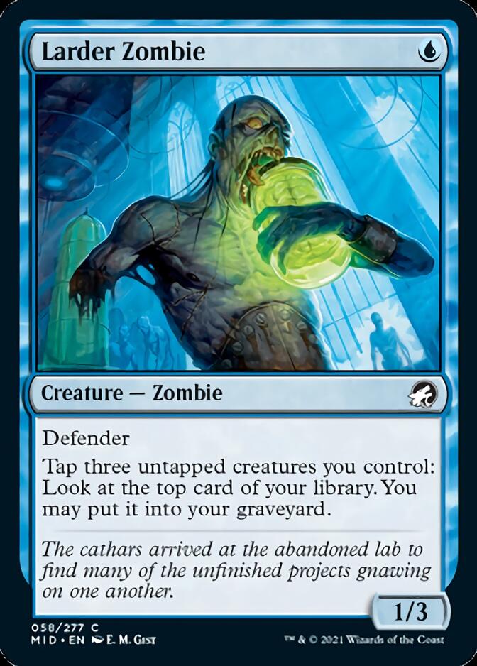 Larder Zombie [Innistrad: Midnight Hunt] | Jomio and Rueliete's Cards and Comics