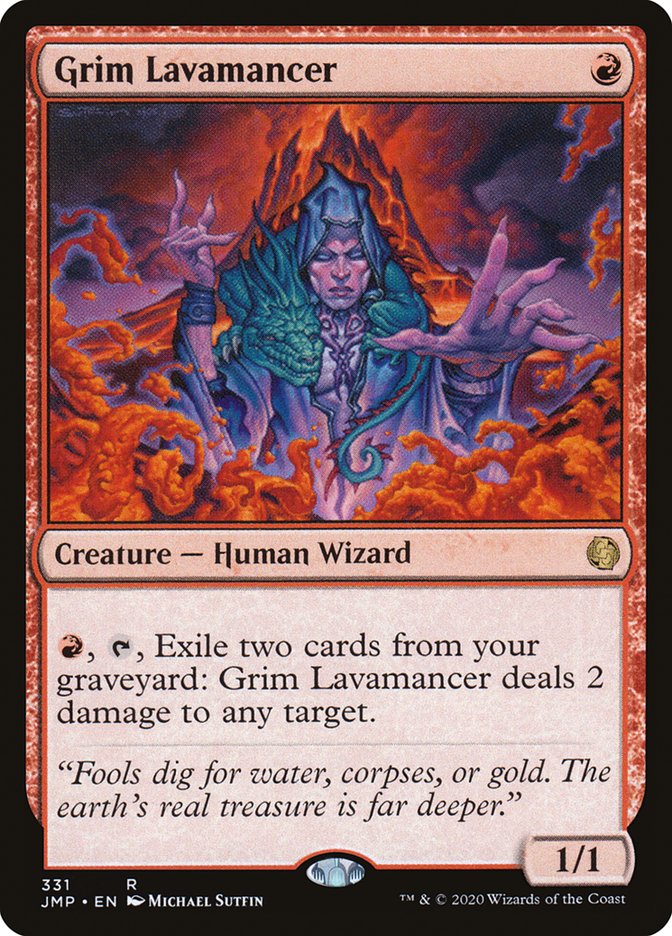 Grim Lavamancer [Jumpstart] | Jomio and Rueliete's Cards and Comics