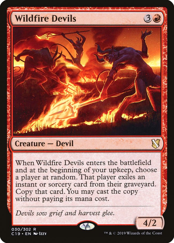 Wildfire Devils [Commander 2019] | Jomio and Rueliete's Cards and Comics