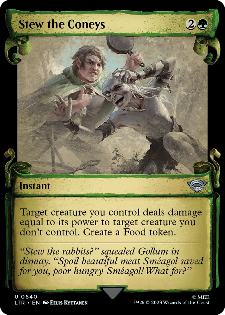 Stew the Coneys [The Lord of the Rings: Tales of Middle-Earth Showcase Scrolls] | Jomio and Rueliete's Cards and Comics