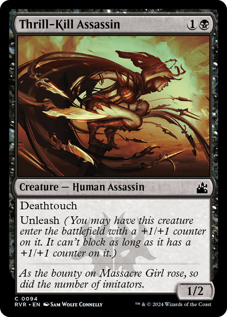 Thrill-Kill Assassin [Ravnica Remastered] | Jomio and Rueliete's Cards and Comics