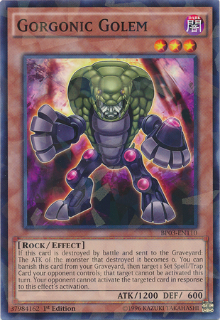 Gorgonic Golem (Shatterfoil) [BP03-EN110] Common | Jomio and Rueliete's Cards and Comics
