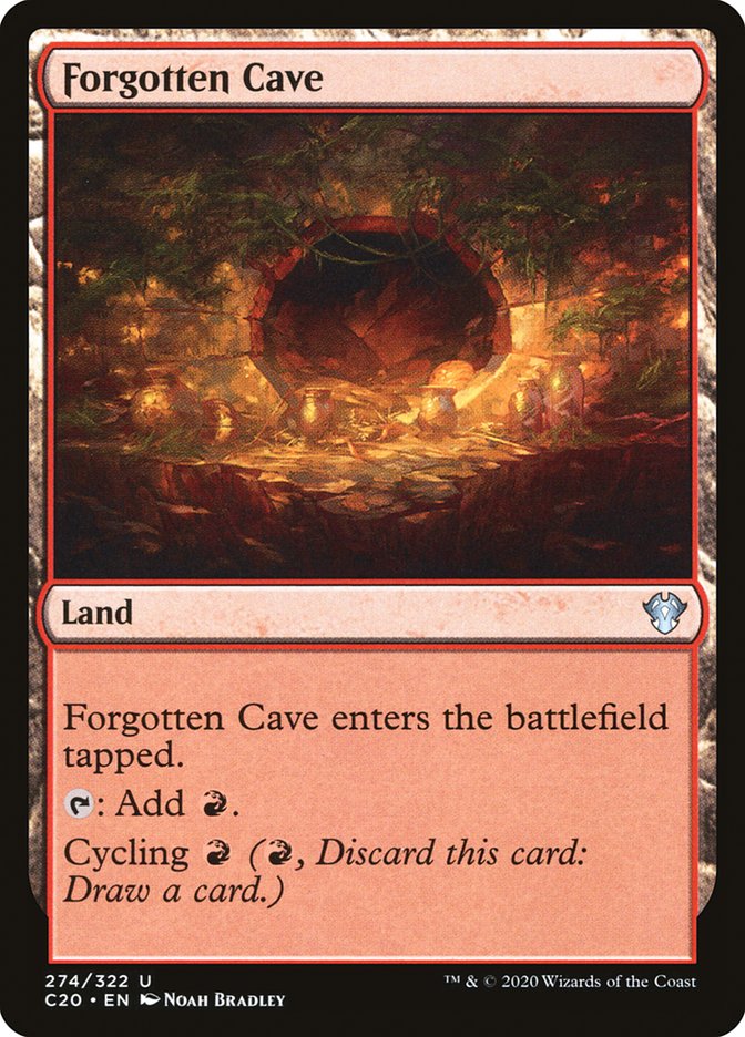 Forgotten Cave [Commander 2020] | Jomio and Rueliete's Cards and Comics