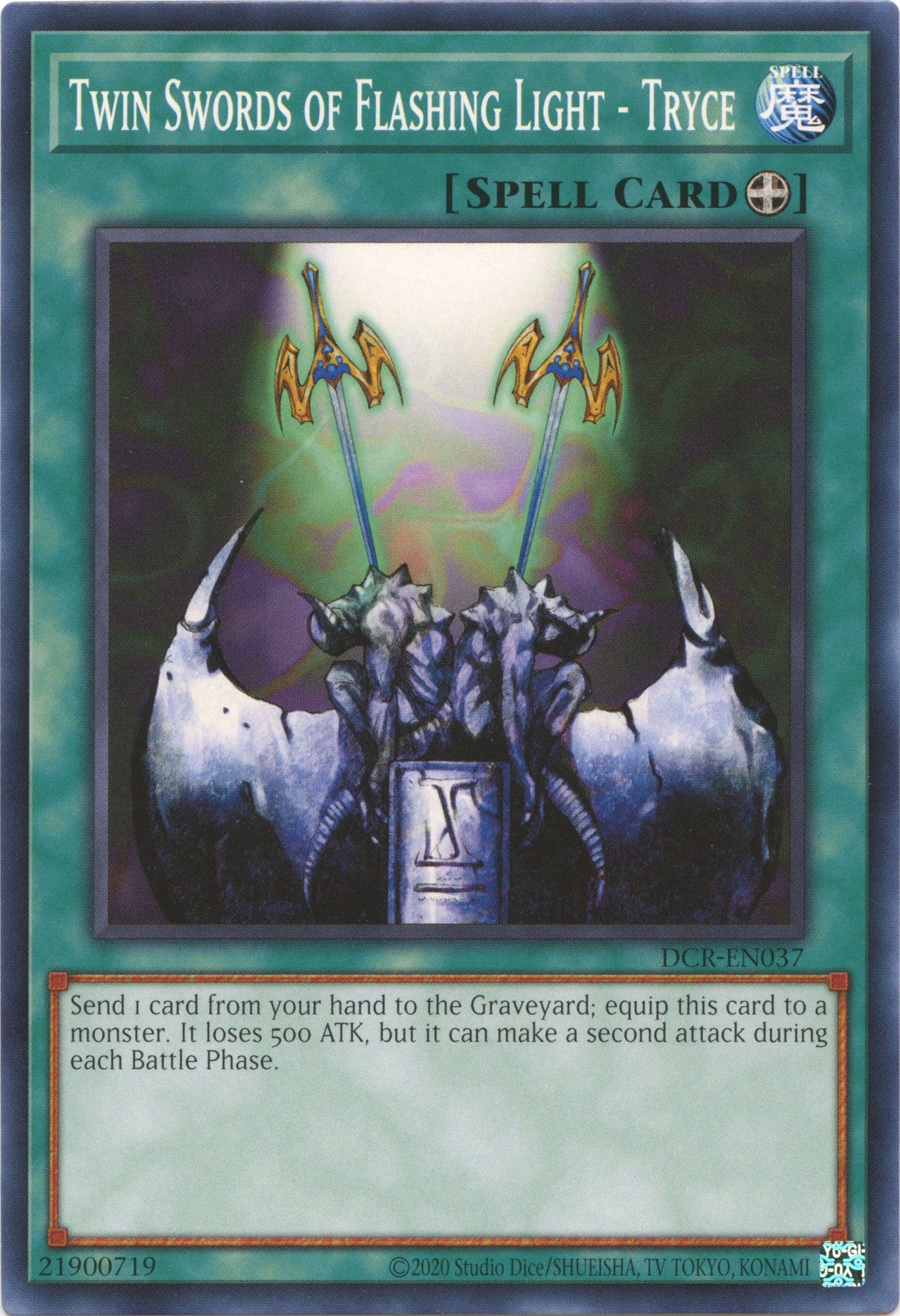 Twin Swords of Flashing Light - Tryce (25th Anniversary) [DCR-EN037] Common | Jomio and Rueliete's Cards and Comics