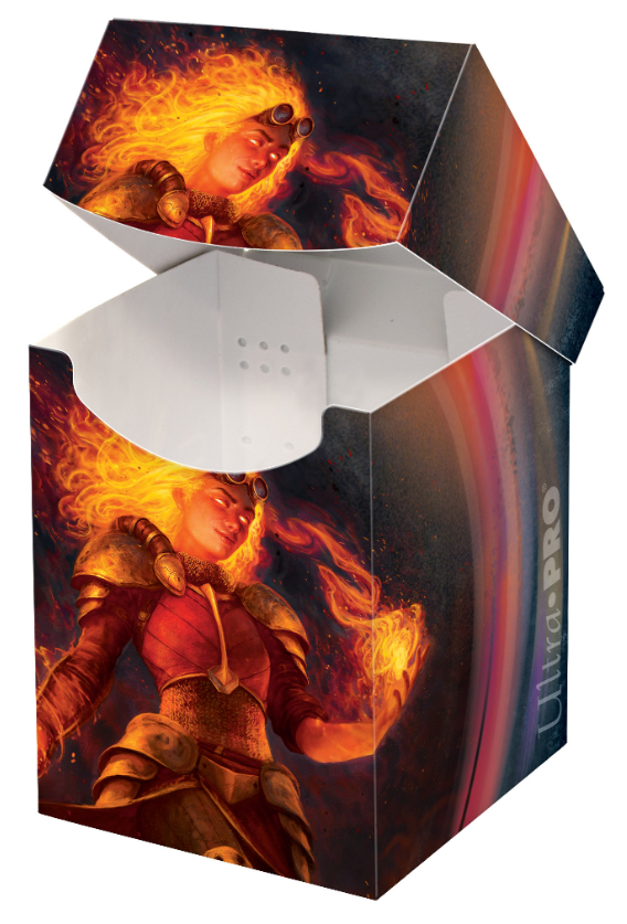 Ultra PRO: Deck Box - PRO 100+ (Core Set 2021 - Chandra) | Jomio and Rueliete's Cards and Comics