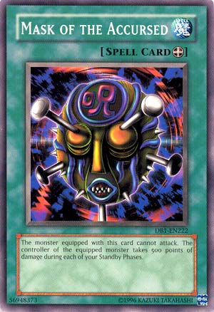 Mask of the Accursed [DB1-EN222] Common | Jomio and Rueliete's Cards and Comics