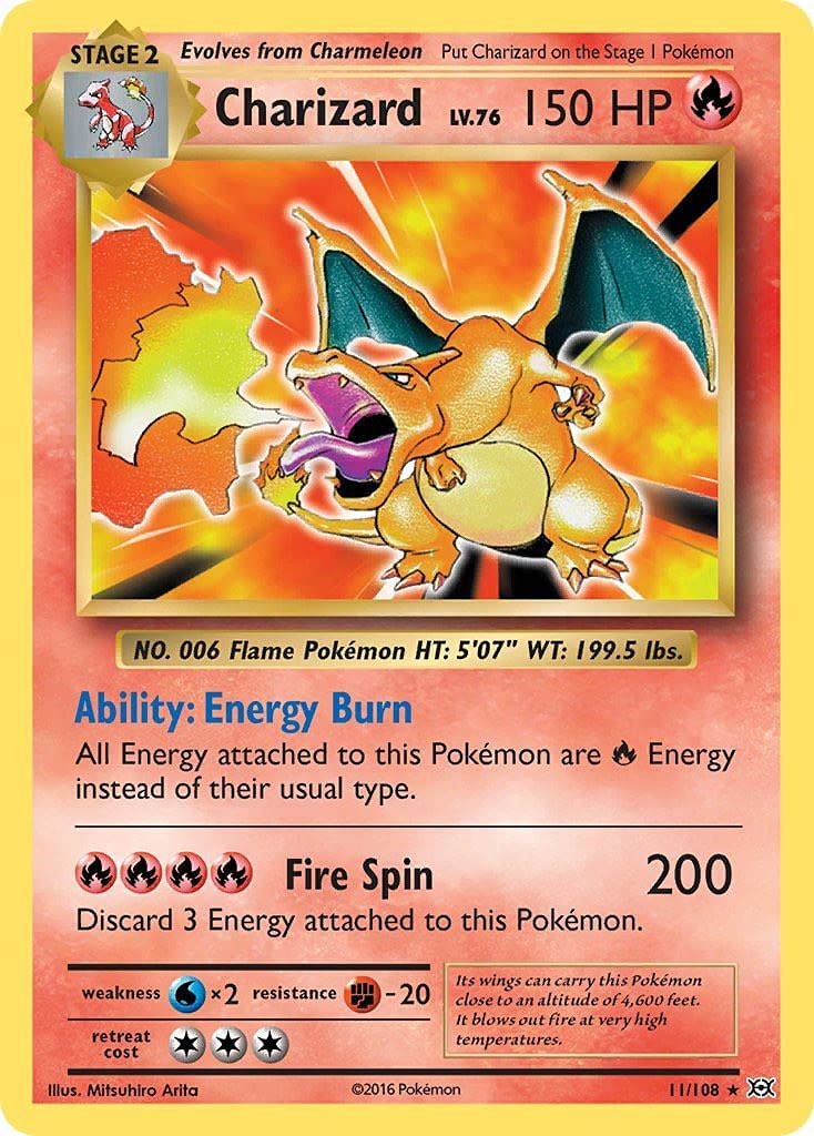 Charizard (11/108) [XY: Evolutions] | Jomio and Rueliete's Cards and Comics