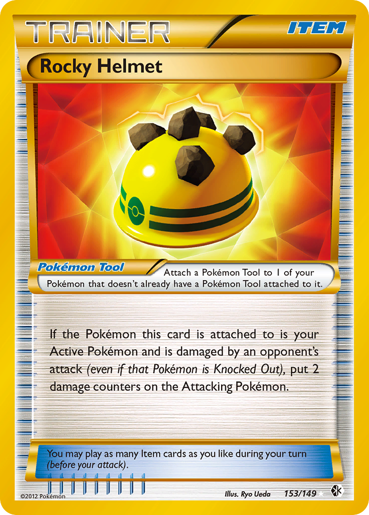 Rocky Helmet (153/149) [Black & White: Boundaries Crossed] | Jomio and Rueliete's Cards and Comics
