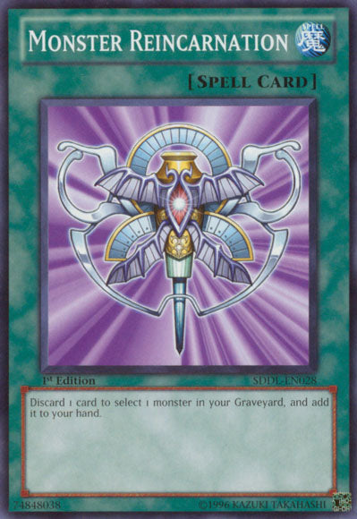 Monster Reincarnation [SDDL-EN028] Common | Jomio and Rueliete's Cards and Comics
