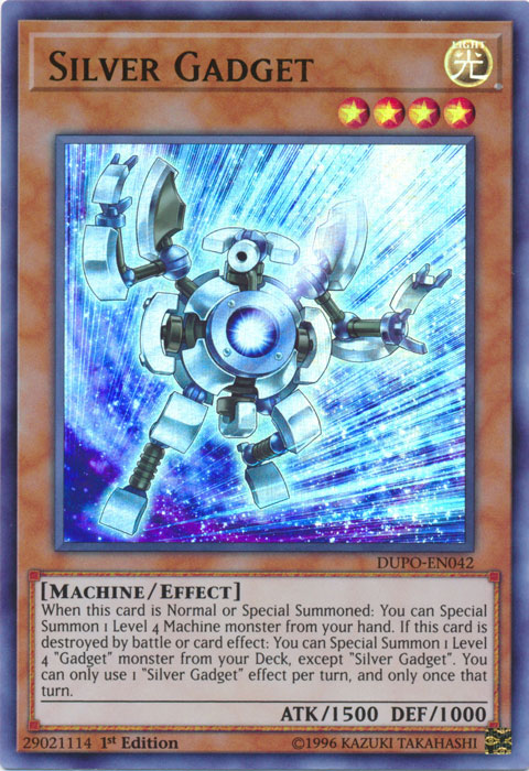 Silver Gadget [DUPO-EN042] Ultra Rare | Jomio and Rueliete's Cards and Comics