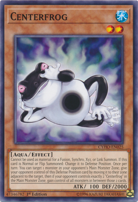 Centerfrog [CYHO-EN025] Common | Jomio and Rueliete's Cards and Comics