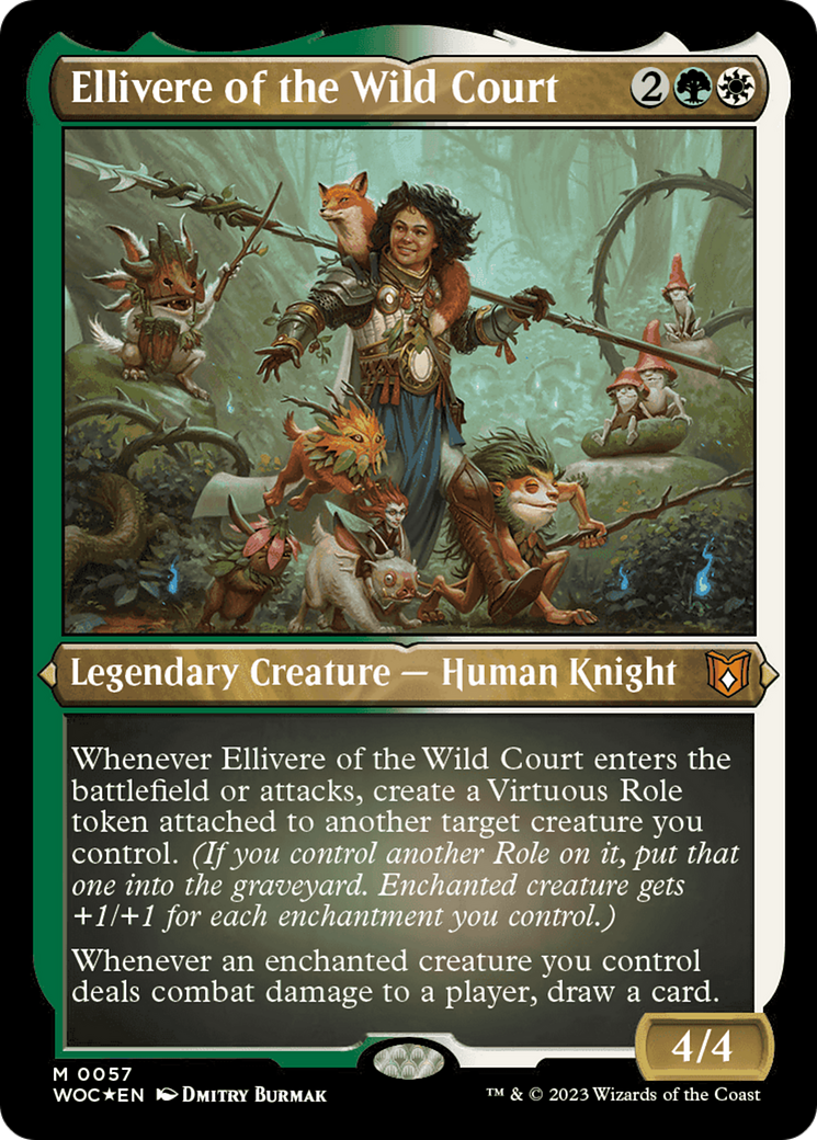 Ellivere of the Wild Court (Display Commander) [Wilds of Eldraine Commander] | Jomio and Rueliete's Cards and Comics