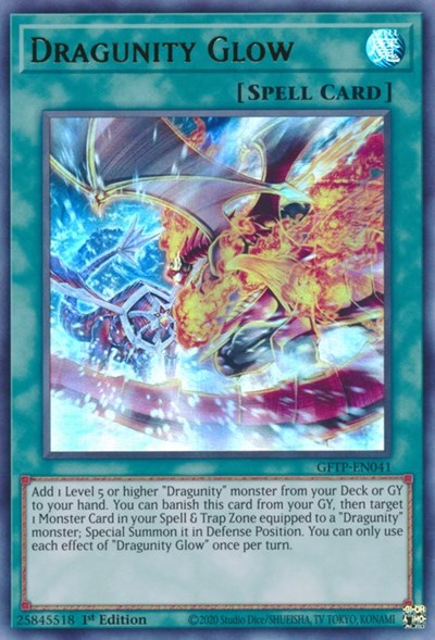 Dragunity Glow [GFTP-EN041] Ultra rare | Jomio and Rueliete's Cards and Comics