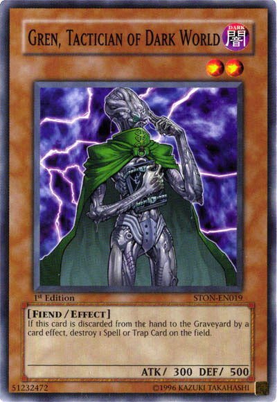 Gren, Tactician of Dark World [STON-EN019] Common | Jomio and Rueliete's Cards and Comics