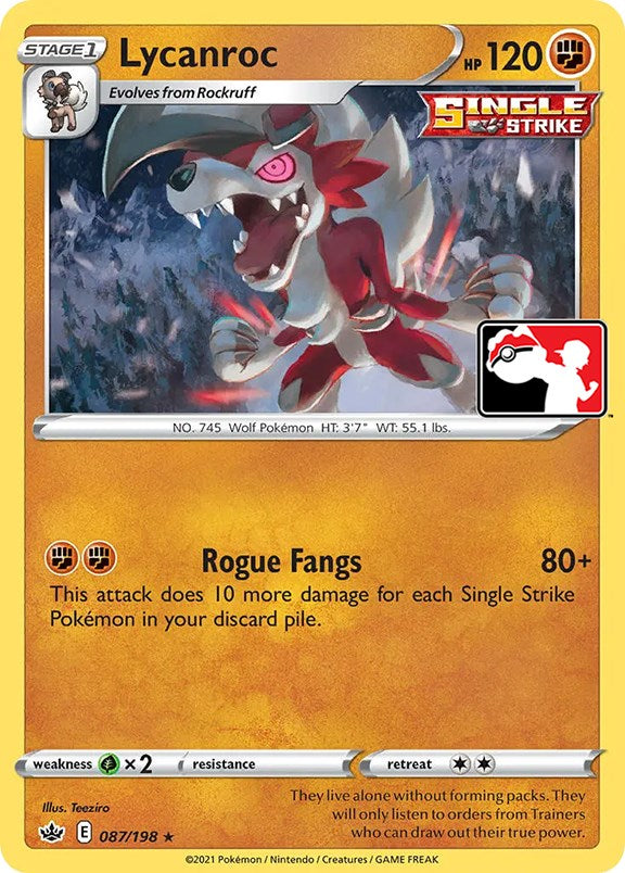 Lycanroc (087/198) [Prize Pack Series One] | Jomio and Rueliete's Cards and Comics