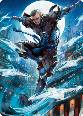 Kaito Shizuki 1 Art Card [Kamigawa: Neon Dynasty Art Series] | Jomio and Rueliete's Cards and Comics