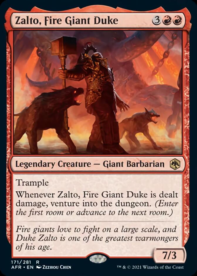 Zalto, Fire Giant Duke [Dungeons & Dragons: Adventures in the Forgotten Realms] | Jomio and Rueliete's Cards and Comics