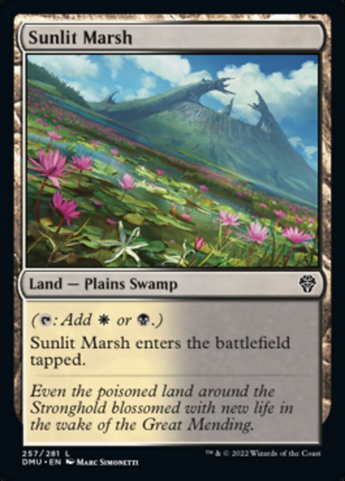 Sunlit Marsh [Dominaria United] | Jomio and Rueliete's Cards and Comics