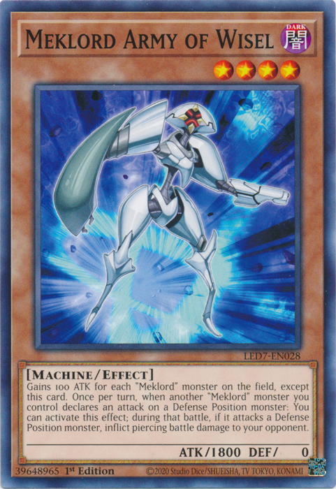 Meklord Army of Wisel [LED7-EN028] Common | Jomio and Rueliete's Cards and Comics