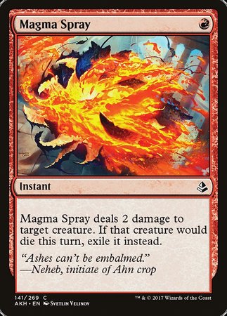 Magma Spray [Amonkhet] | Jomio and Rueliete's Cards and Comics