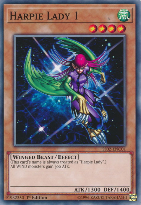 Harpie Lady 1 [SS02-ENC01] Common | Jomio and Rueliete's Cards and Comics