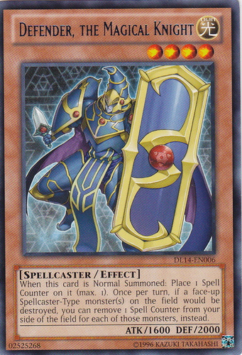 Defender, the Magical Knight (Blue) [DL14-EN006] Rare | Jomio and Rueliete's Cards and Comics