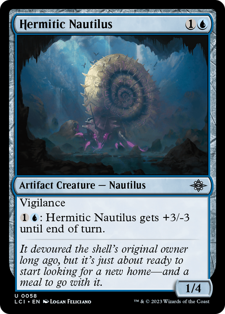 Hermitic Nautilus [The Lost Caverns of Ixalan] | Jomio and Rueliete's Cards and Comics