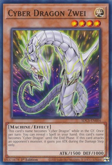 Cyber Dragon Zwei [SDCS-EN004] Common | Jomio and Rueliete's Cards and Comics