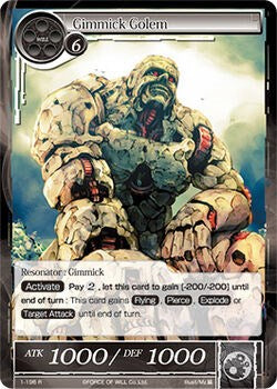 Gimmick Golem (1-196) [The Dawn of Valhalla] | Jomio and Rueliete's Cards and Comics