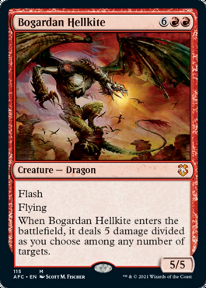 Bogardan Hellkite [Dungeons & Dragons: Adventures in the Forgotten Realms Commander] | Jomio and Rueliete's Cards and Comics