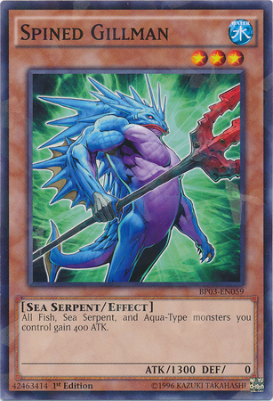 Spined Gillman (Shatterfoil) [BP03-EN059] Rare | Jomio and Rueliete's Cards and Comics