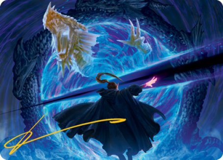 Bar the Gate Art Card (Gold-Stamped Signature) [Dungeons & Dragons: Adventures in the Forgotten Realms Art Series] | Jomio and Rueliete's Cards and Comics
