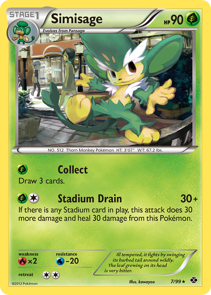 Simisage (7/99) [Black & White: Next Destinies] | Jomio and Rueliete's Cards and Comics