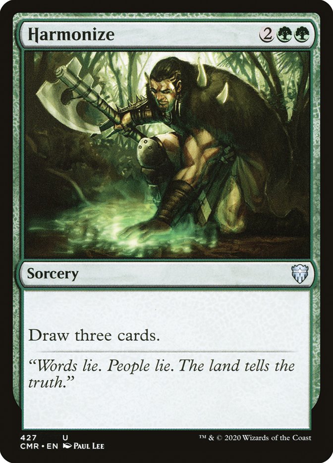 Harmonize [Commander Legends] | Jomio and Rueliete's Cards and Comics