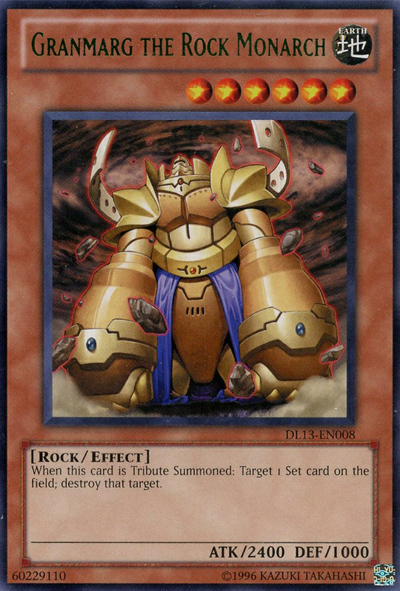 Granmarg the Rock Monarch (Green) [DL13-EN008] Rare | Jomio and Rueliete's Cards and Comics