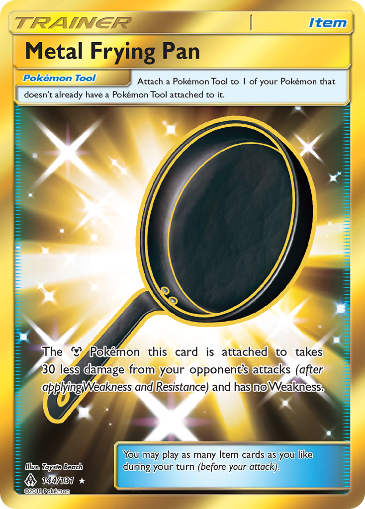 Metal Frying Pan (144/131) [Sun & Moon: Forbidden Light] | Jomio and Rueliete's Cards and Comics