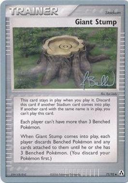 Giant Stump (75/92) (Eeveelutions - Jimmy Ballard) [World Championships 2006] | Jomio and Rueliete's Cards and Comics