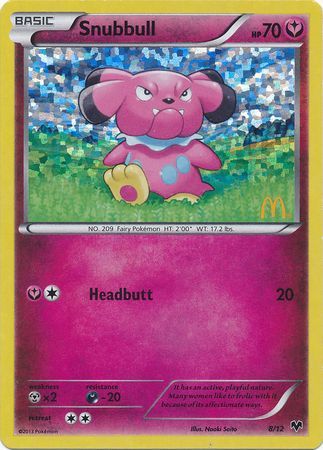 Snubbull (8/12) [McDonald's Promos: 2014 Collection] | Jomio and Rueliete's Cards and Comics