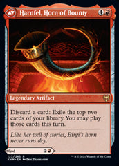 Birgi, God of Storytelling // Harnfel, Horn of Bounty [Kaldheim] | Jomio and Rueliete's Cards and Comics