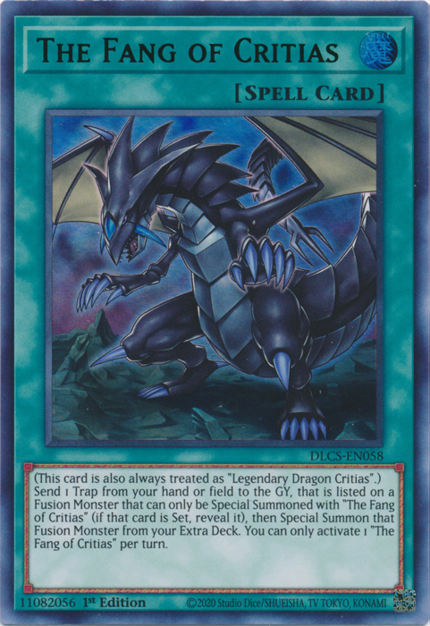 The Fang of Critias (Green) [DLCS-EN058] Ultra Rare | Jomio and Rueliete's Cards and Comics