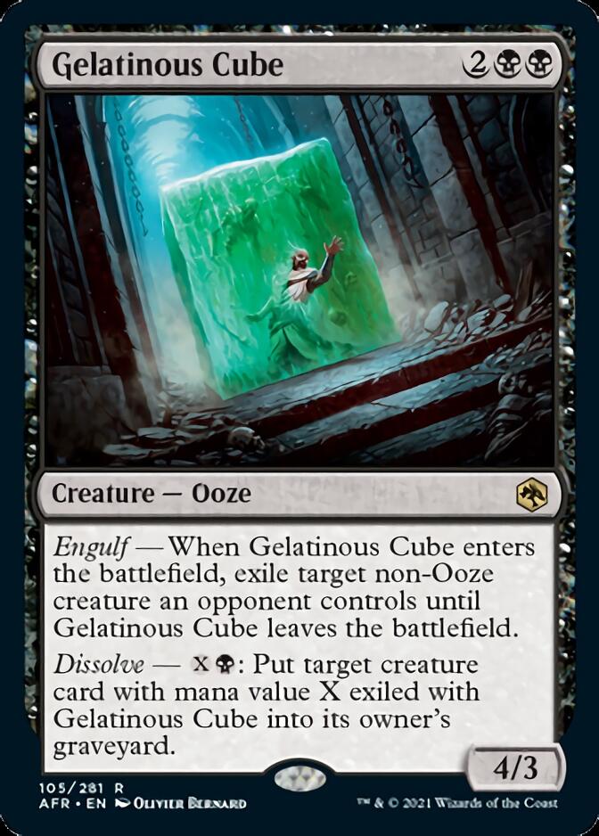 Gelatinous Cube [Dungeons & Dragons: Adventures in the Forgotten Realms] | Jomio and Rueliete's Cards and Comics