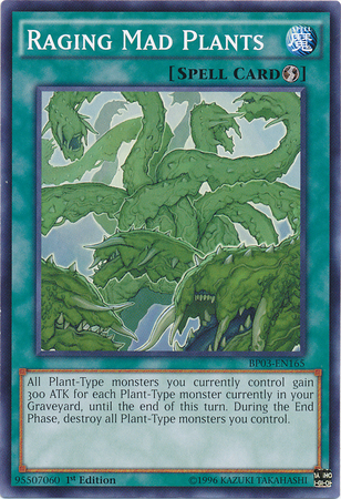 Raging Mad Plants [BP03-EN165] Common | Jomio and Rueliete's Cards and Comics