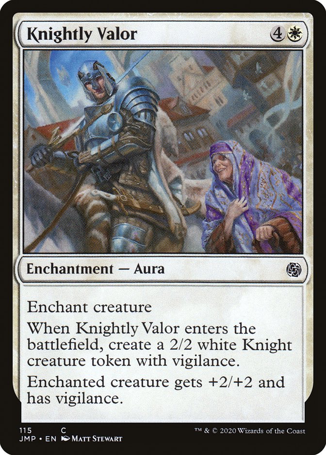 Knightly Valor [Jumpstart] | Jomio and Rueliete's Cards and Comics