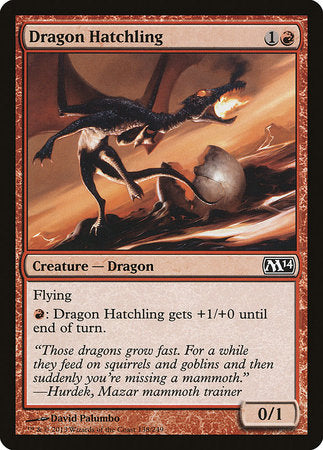Dragon Hatchling [Magic 2014] | Jomio and Rueliete's Cards and Comics